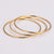 Moderate Luxury Circle Stainless Steel Electroplating Bangles