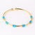 Minimalist Circle Gold Plating Oil Dripping Bangles