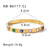 IG Style Heart Stainless Steel Electroplating Bangles