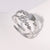 Open Ring Cute Heart Heart Stainless Steel Electroplating Rings