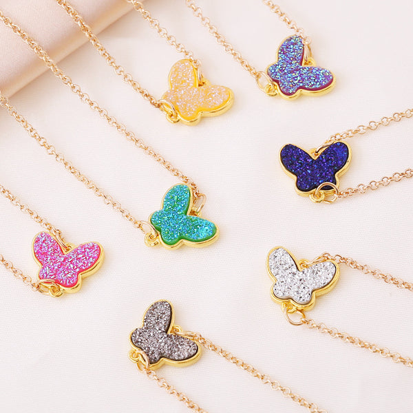 Women Butterfly Insect Acrylic Pendants