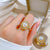 Moderate Luxury Women Crown Brass Rings