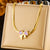 Women Fashion Dragonfly Insect Bowknot Butterfly Stainless Steel Electroplating Jewelry Sets