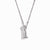 Fashion Number Geometric Stainless Steel 18K Gold Plated Necklaces