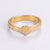 Minimalist Heart Heart Stainless Steel Electroplating Rings