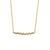 Fashion Stripe Circle Geometric Stainless Steel 18K Gold Plated Necklaces