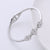 Minimalist Little Daisy Stainless Steel Electroplating Bangles