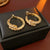 Luxurious Snake Chinese Zodiac Animal Copper Zircon Inlay Earrings