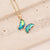 Fashion Butterfly Copper Electroplating Pendants