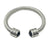 Hip Hop Circle Stainless Steel Zircon Inlay Bangles