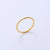 Women Korean Circle Titanium Steel Electroplating Rings