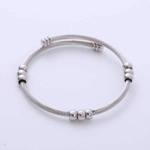 Casual Stainless Steel Bangles