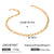 Ellipse Geometric Stainless Steel Electroplating Necklaces