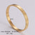 Minimalist Round Stainless Steel Electroplating Bangles