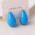 Fashion Droplet Droplet Copper Electroplating Stud Earrings