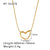 IG Style Square Pleated Chain Circle Heart Heart Droplet Geometric Stainless Steel Electroplating Necklaces