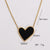 Elegant Tassel Tennis / Diamond Line Heart Bowknot Fan-Shape Geometric Heart Bowknot Stainless Steel Electroplating Necklaces