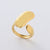 Retro Vintage Women Geometric Geometric Stainless Steel Electroplating Rings