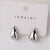 Fashion Droplet Droplet Copper Electroplating Stud Earrings