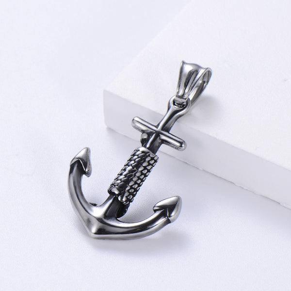 Unisex Minimalist Metal Retro Vintage Stainless Steel Polishing Pendants