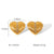 IG Style Heart Geometric Stainless Steel Electroplating Earrings