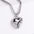 Retro Men Vintage Metal Retro Chain Vintage Heart Metal Pendants