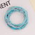 Women Fashion Wave Plastic Handmade Bracelets