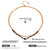 Round U-Shape Stainless Steel Electroplating Necklaces