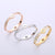 Hip Hop Eye Stainless Steel Diamond Inlay Bangles