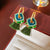 Medieval Flower Flower Copper Electroplating Earrings