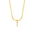 Fashion Letter Number Text Stainless Steel 18K Gold Plated Necklaces