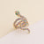 Retro Metal Vintage Snake Shape Copper Electroplating Rings