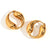 Fashion Circle Geometric Stainless Steel 18K Gold Plated Earrings