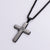 Hip Hop Cross Stainless Steel Electroplating Pendants