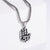 Unisex Metal Retro Vintage Crown Stainless Steel Electroplating Pendants