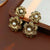 Women Luxurious Flower Plant Artificial Pearl Electroplating Jewelry Sets