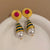 Retro Vintage Droplet Droplet Metal Electroplating Earrings