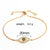 Women Diamond Metal Eye Copper Bracelets