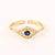 Fashion Women Eye Copper Electroplating Rings