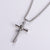 Fashion Cross Stainless Steel Electroplating Pendants