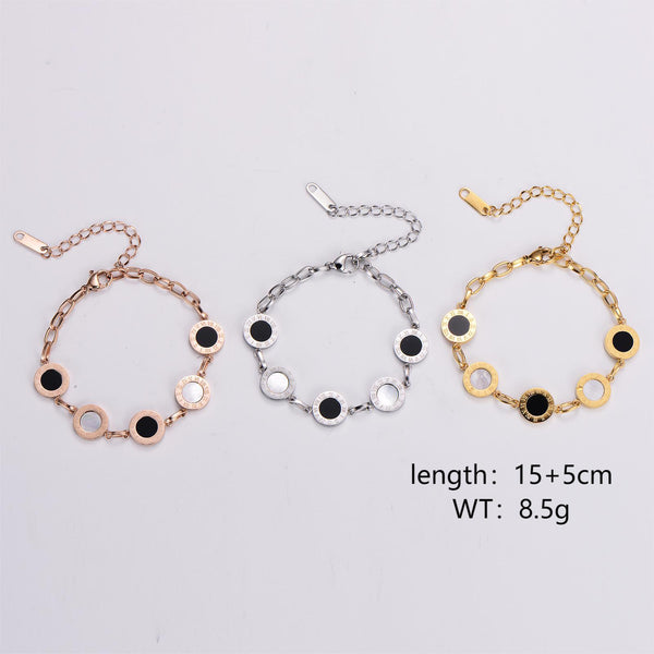 Expressive Women Cosmos Geometric Stainless Steel Electroplating Bracelets