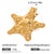 Starfish Stainless Steel Electroplating Hair Clips