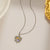 Moderate Luxury Geometric Titanium Steel 18K Gold Plated Necklaces