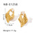 IG Style Irregular Asymmetrical Zircon Rhombus Geometric Stainless Steel Electroplating Earrings