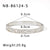 IG Style Pentagram Heart Tennis / Diamond Line Stainless Steel Electroplating Bangles