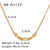 IG Style Heart Heart Geometric Stainless Steel Electroplating Necklaces