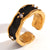 Women Fashion Circle Geometric Stainless Steel 18K Gold Plated Rings