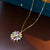 French Flower Flower Zircon Zircon Inlay Necklaces