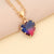 Women Minimalist Heart Alloy Electroplating Necklaces