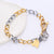 Women Heart Heart Stainless Steel Electroplating Bracelets